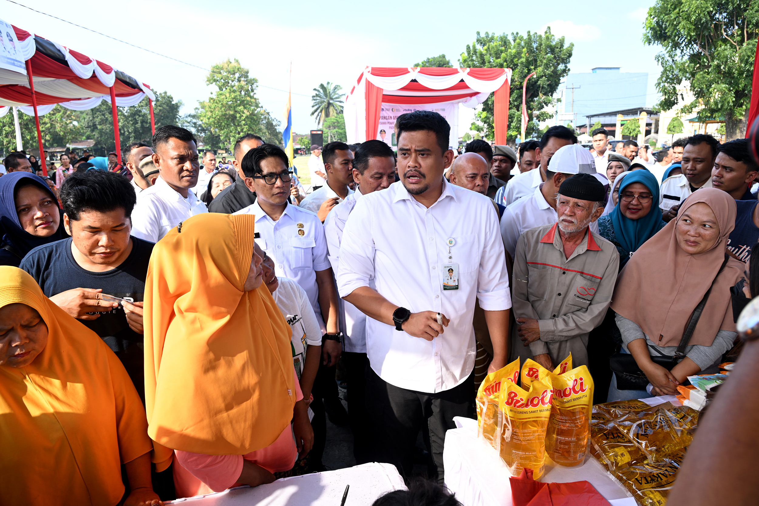 Gubsu Bobby Turunkan Harga Pangan di Seluruh Kecamatan Sumut