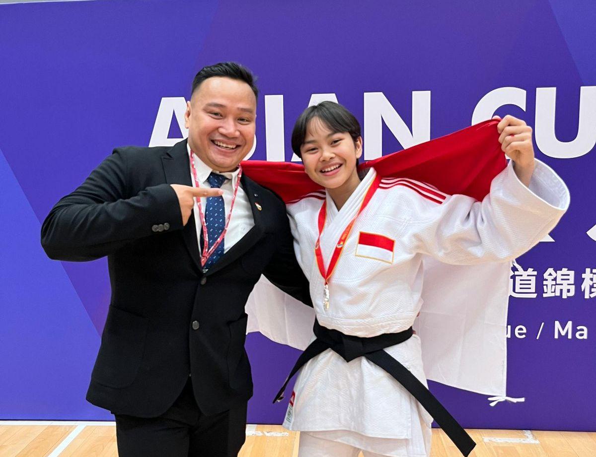 Nahella N Sabilla Raih Perunggu Asian Cadets & Junior Judo 2025