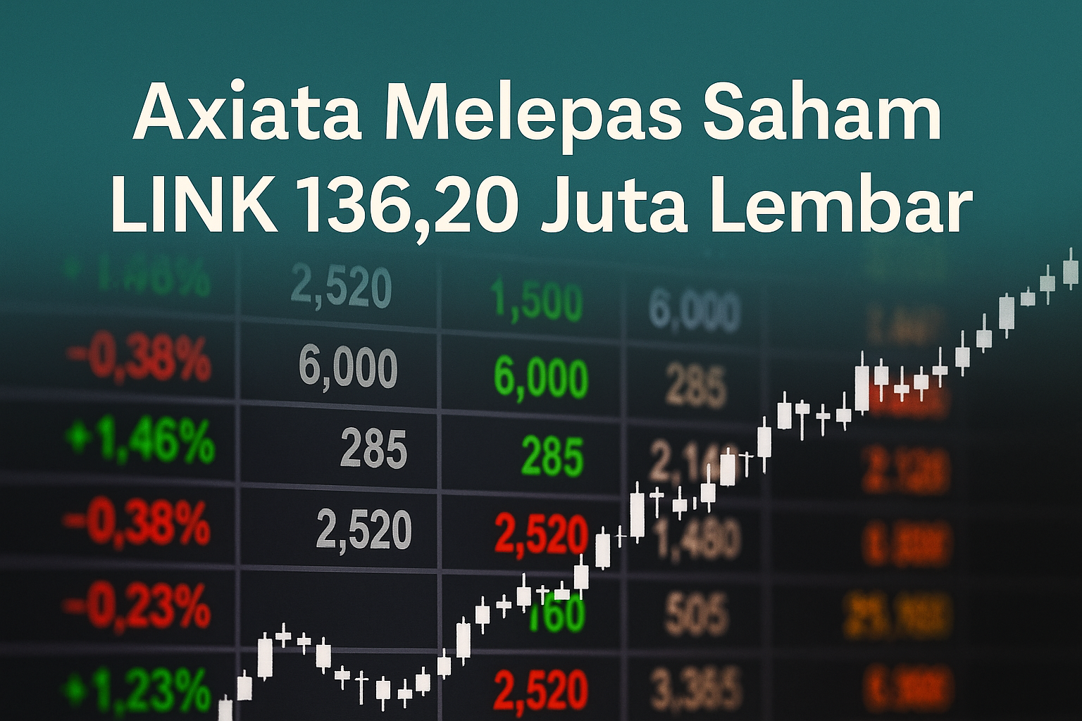Axiata Melepas Saham LINK 136,20 Juta Lembar