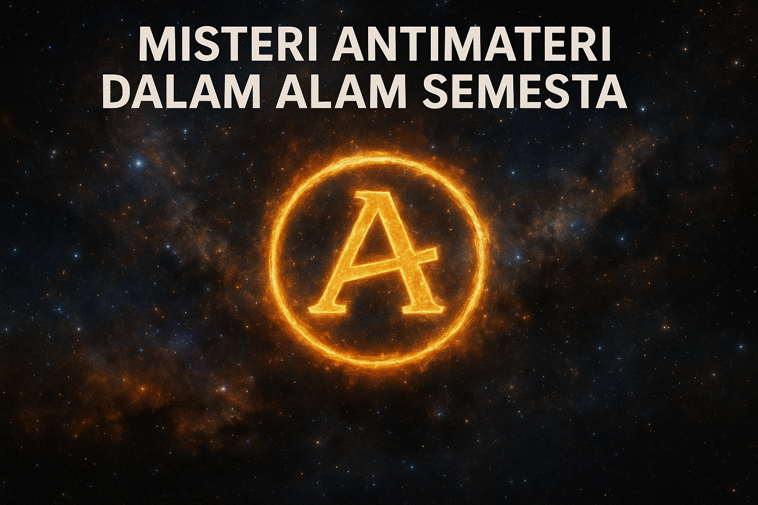 Misteri Antimateri dalam Alam Semesta