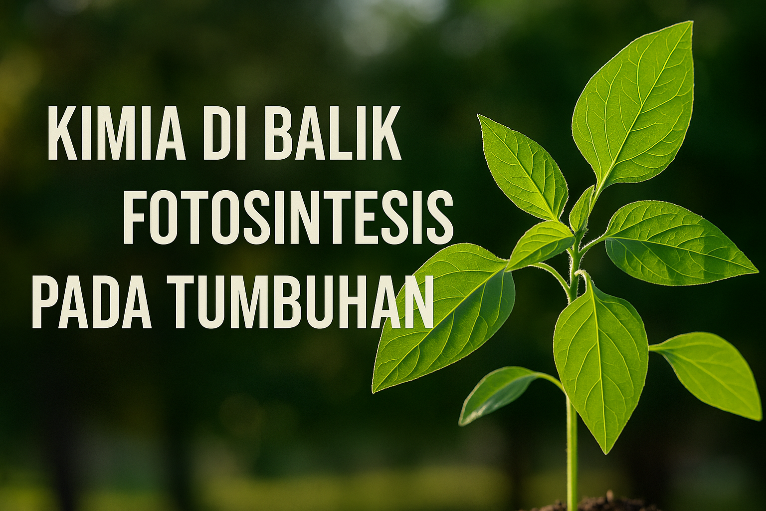 Kimia di Balik Proses Fotosintesis pada Tumbuhan