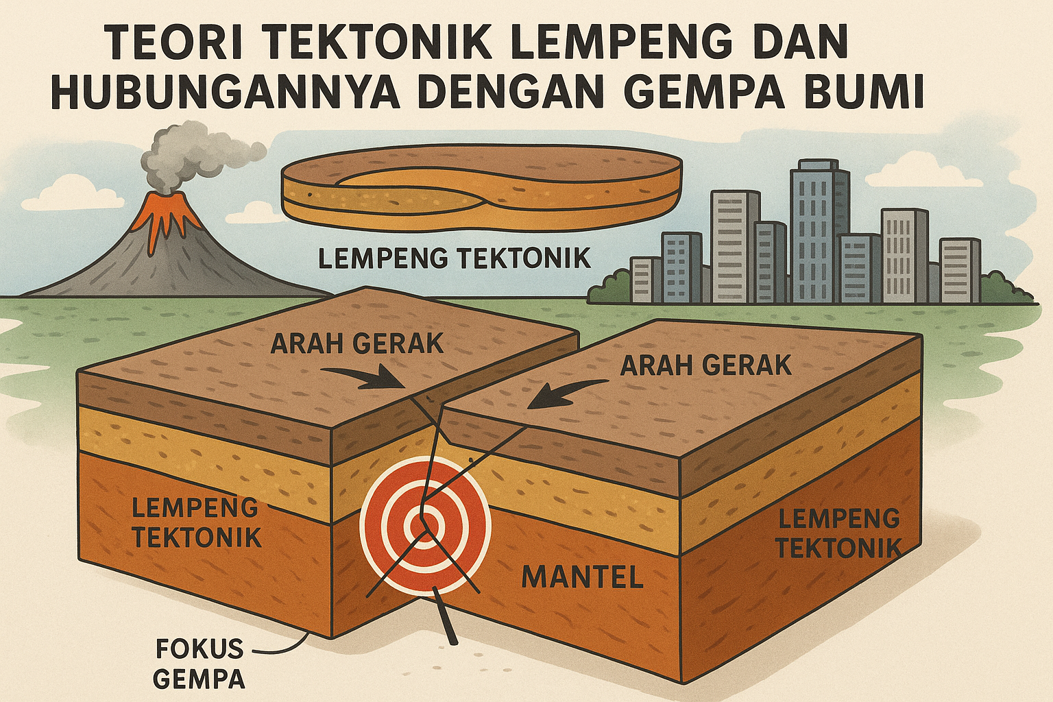 Teori Tektonik Lempeng dan Hubungannya dengan Gempa